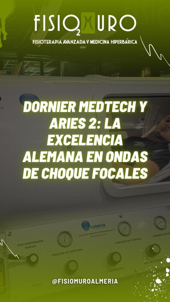DORNIER ARIES 2 EN FISIOMURO ALMERÍA_ LA REVOLUCIÓN EN TERAPIA DE ONDAS DE CHOQUE FOCALES PARA TU RECUPERACIÓN MUSCULOESQUELÉTICA